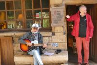 musikalische Einlage in Dijon