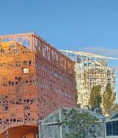 Dienstleistung, Kunst-shopping im neuen Viertel in Lyon