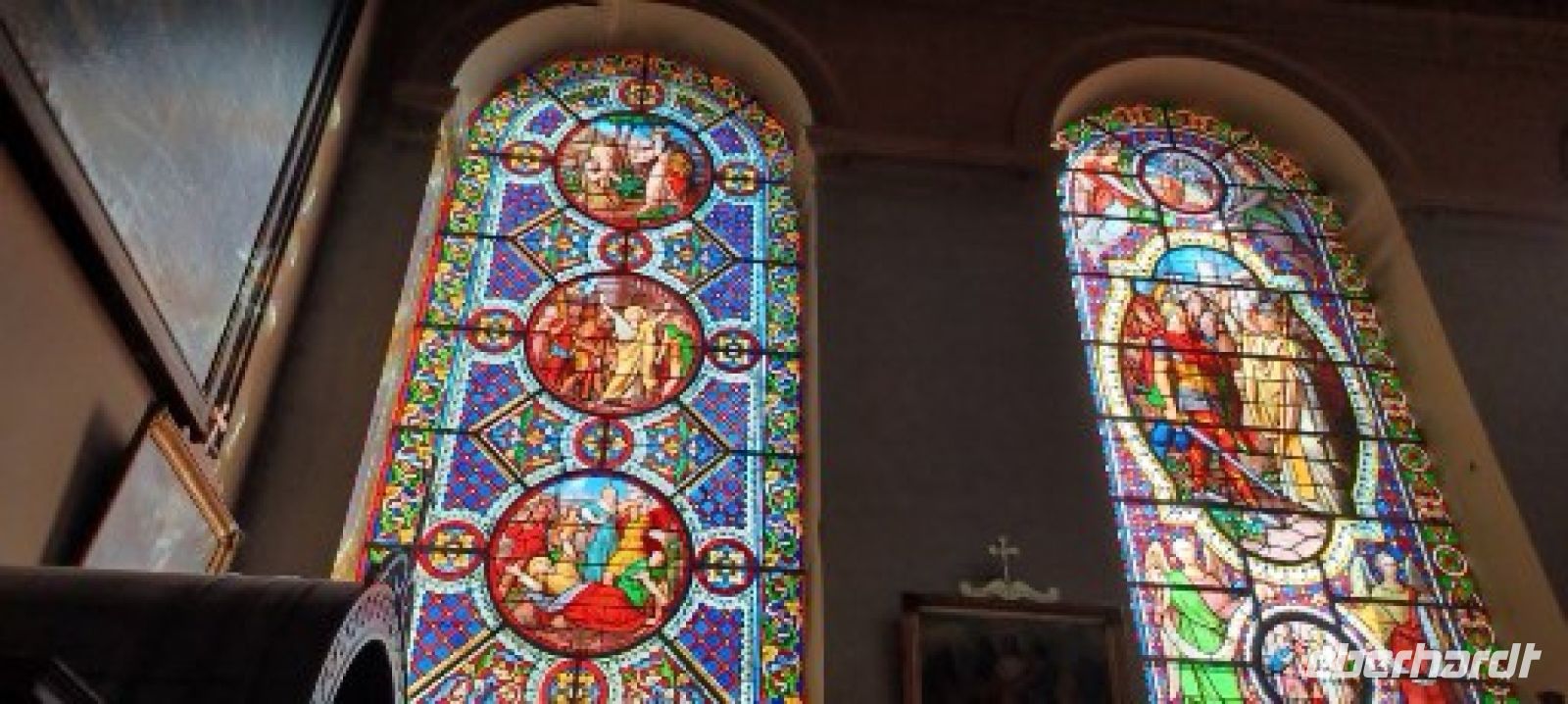 Dijon -Kirche -Buntglasfenster