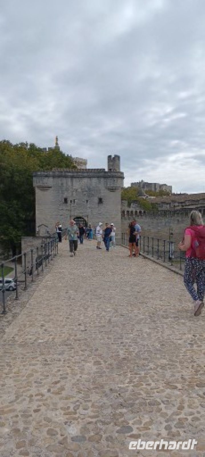 Avignon -auf der Brücke St.Bénézet