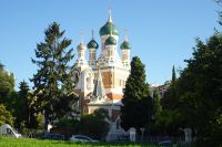 Tag 2 11.10.2024 Stadtrundfahrt Nizza, russisch-orthodoxe Kirche