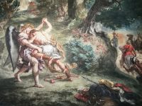 30.12.2024 St. Sulpice, Delacroix: Jakobs Kampf mit dem Engel