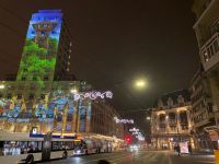 Cité Bel-Air-Métropole mit Illumination