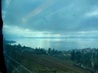 Blick auf den See über Montreux