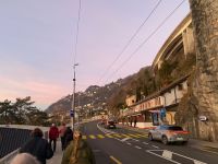 vor dem Schloss Chillon