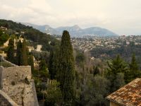 Blick auf die Berge in St-Paul-de-Vence