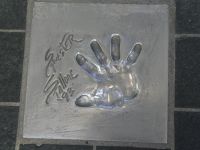 Handabdruck von Silvester Stallone in Cannes