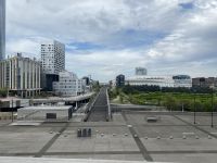 Blick nach Westen mit Brücke La Jetée von 1998