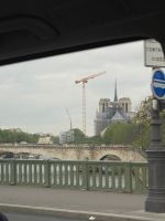 Notre Dame von hinten, auf dem Weg nach Hause