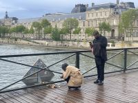 Pont des Arts mit Schlosstouristen