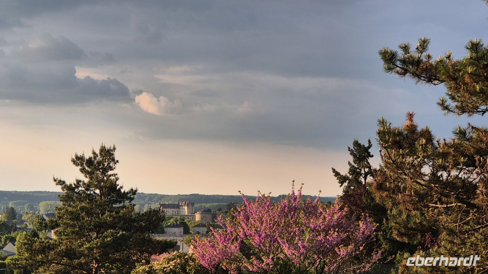 Aussicht von unserem Hotel in Amboise