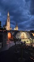 Lourdes: Lichterprozession