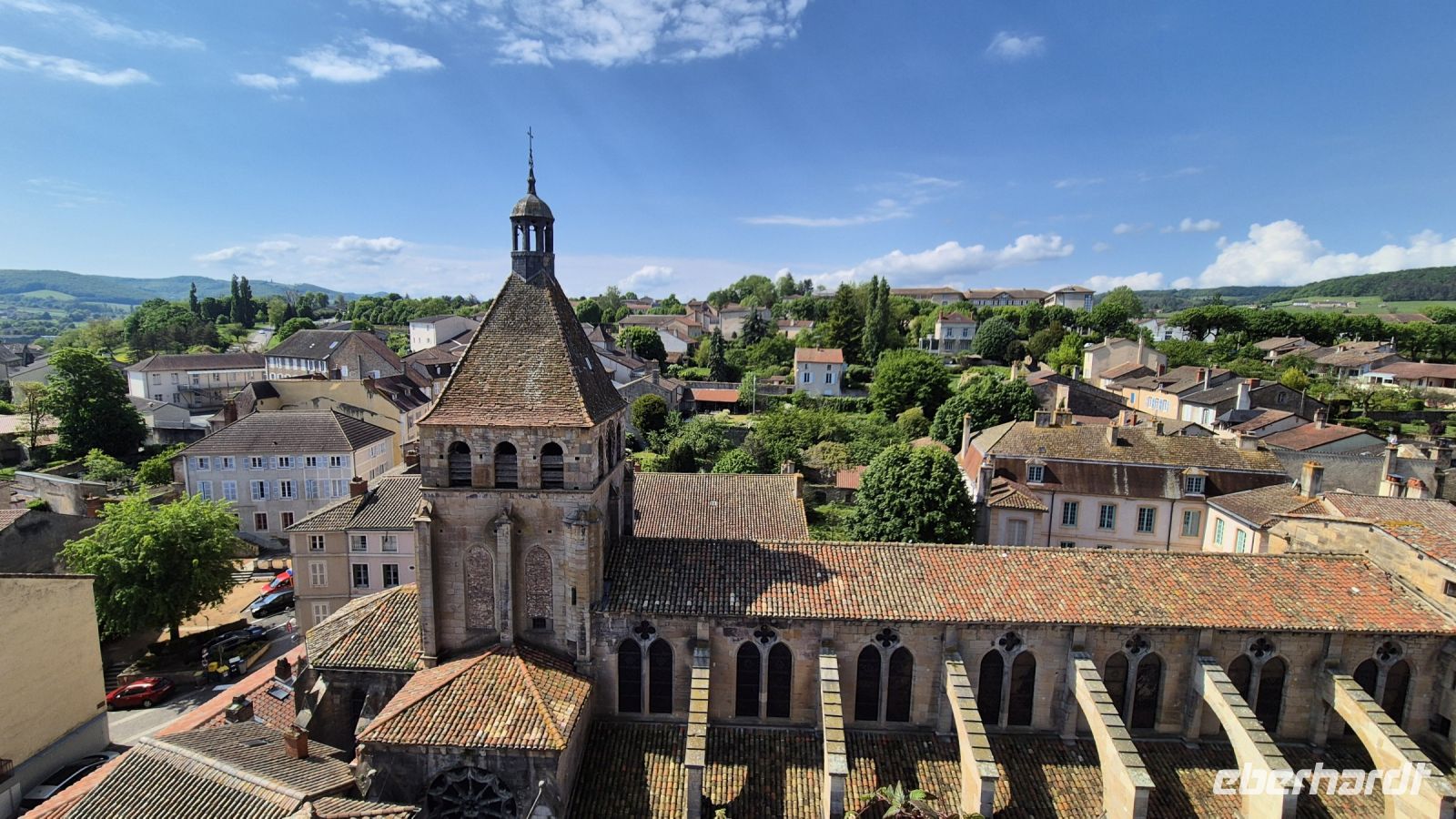 Cluny: Blick vom Tour de Fromage