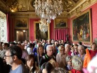 ….Versailles, hier ist der Besucher nicht allein….