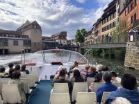 Fahrt durch Strasbourg