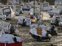Ebbe im Hafen von Pornichet 