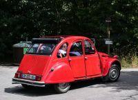 mich kann man mieten! ein alter 2CV in Kerhinet