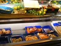 Meeresfrüchteauswahl appetitlich präsentiert in Nancy