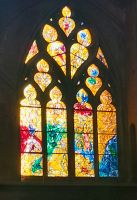eines der vielen Kathedralenfenster von Metz