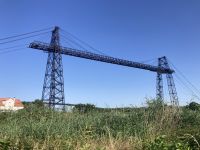 …seit 1900 in Betrieb: Schwebebrücke