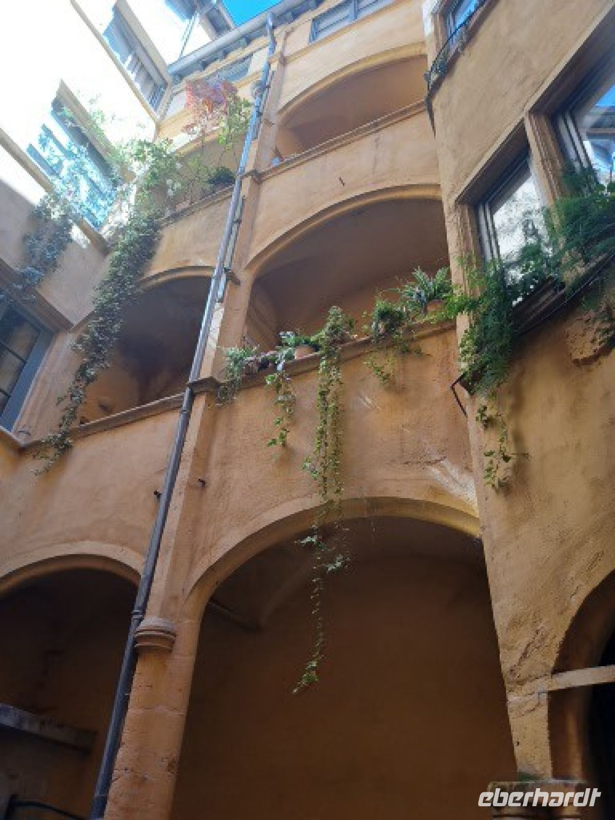 die Traboules von Lyon führen zu Wohnhöfen