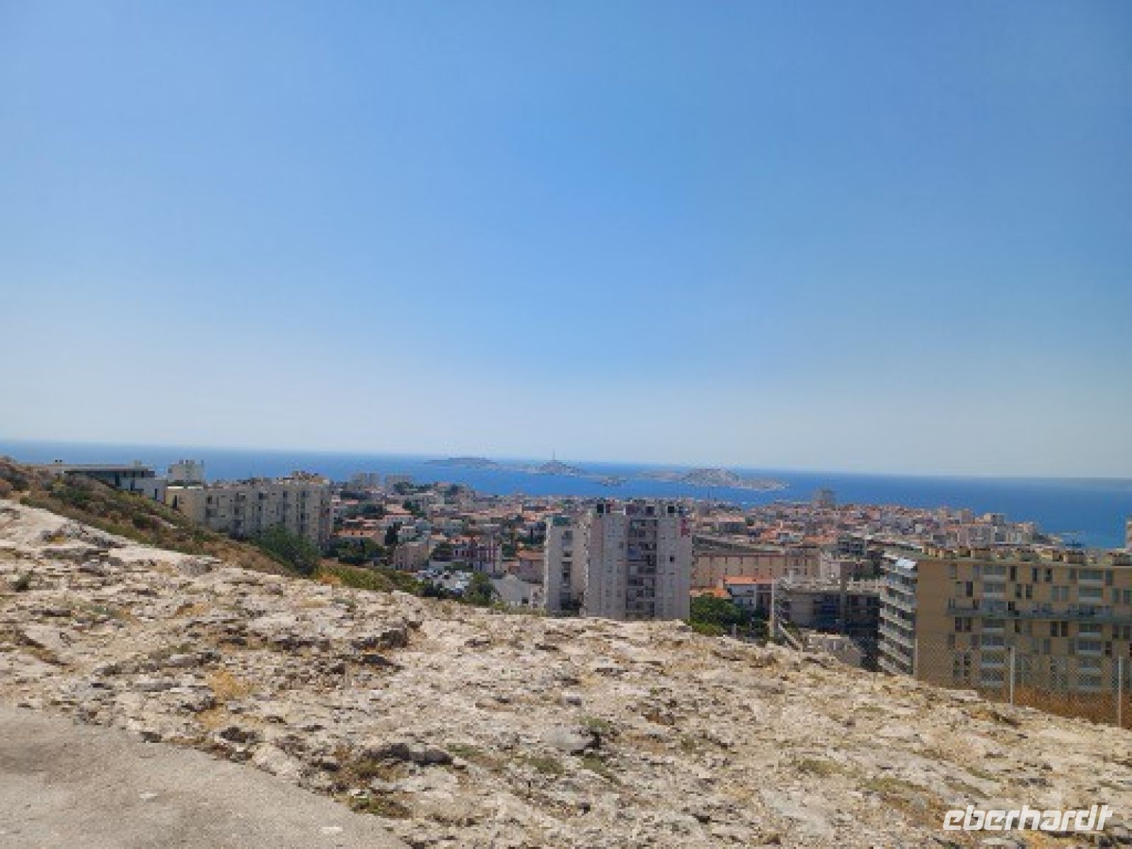 Marseille - Blick von der Notre-Dame auf die Stadt