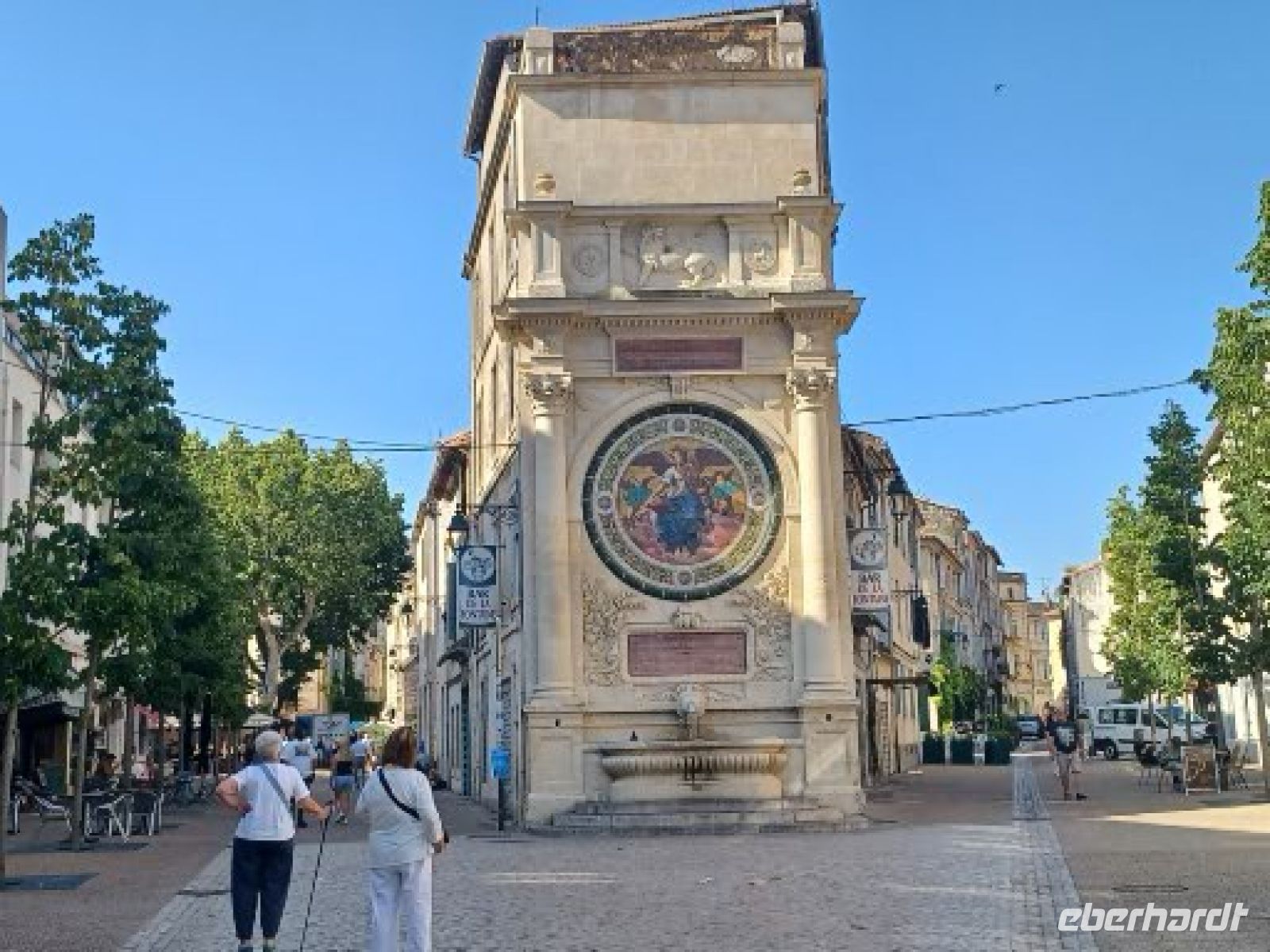 Arles -von den Römern erbaute Straßenführungen