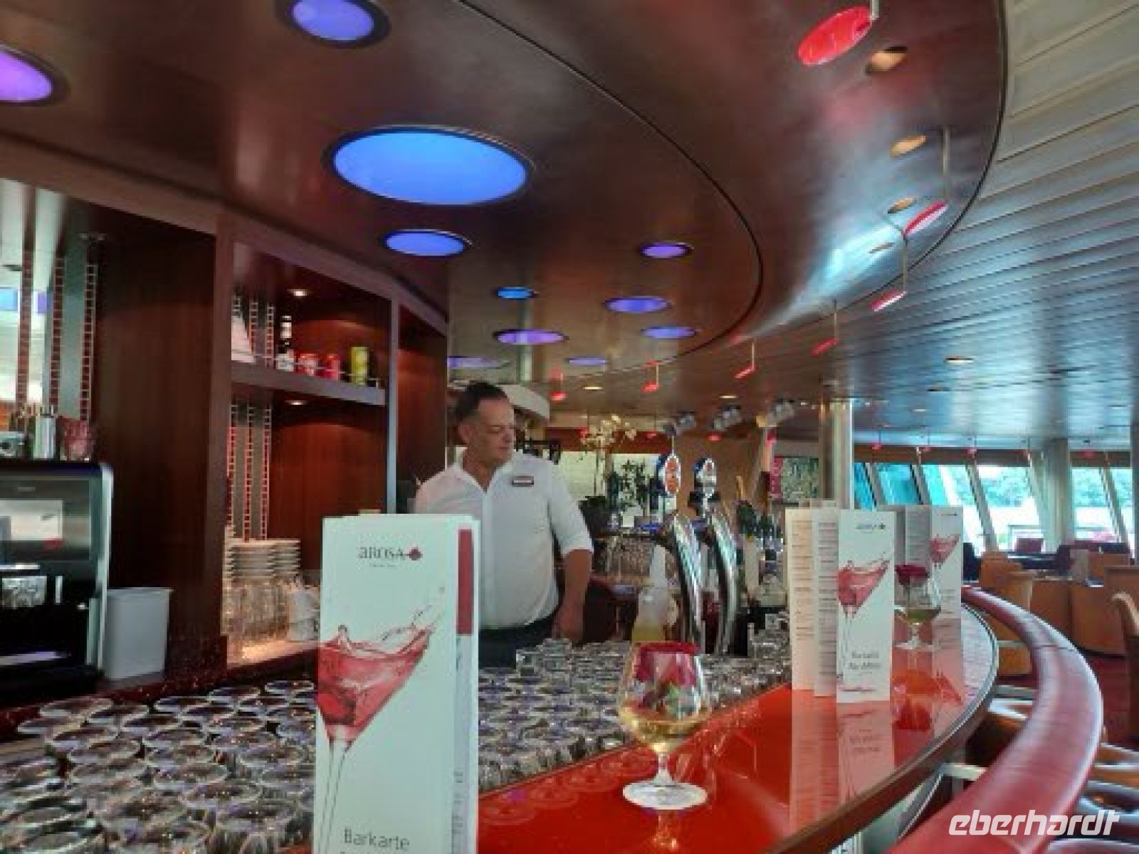 AROSA -Stella - Schiffsbegehung am Morgen - Vorbereitung des Auschankes