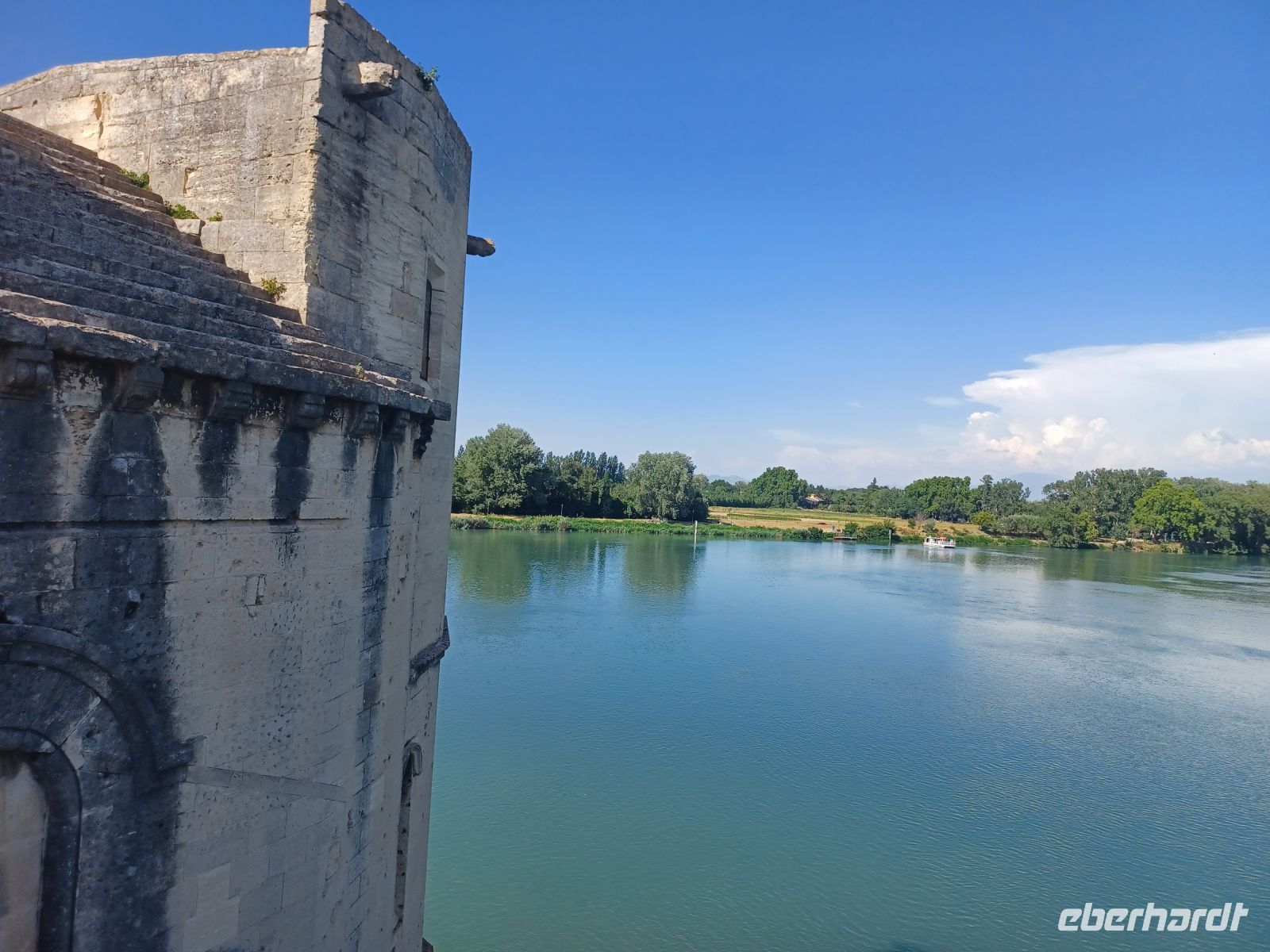 Avignon -auf dem letzten Brückenpfeiler St.Bénézet