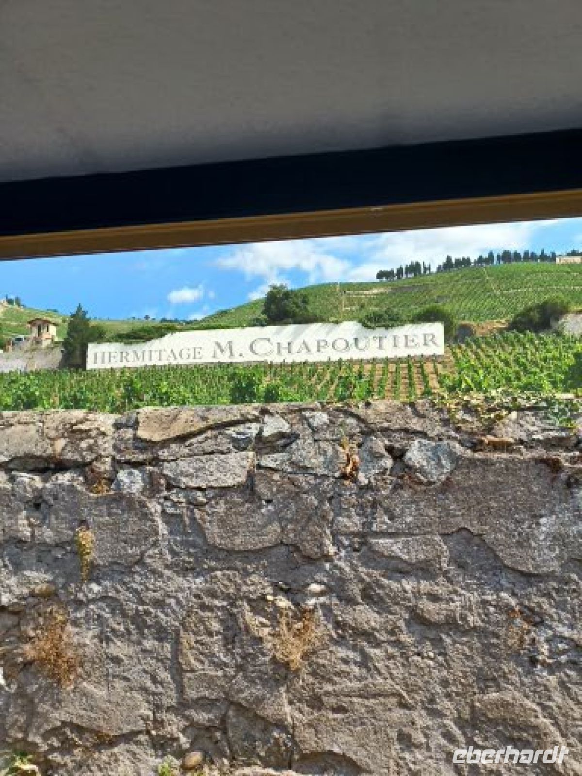 Hermitage -Weinberg der Familie M.Chapoutier