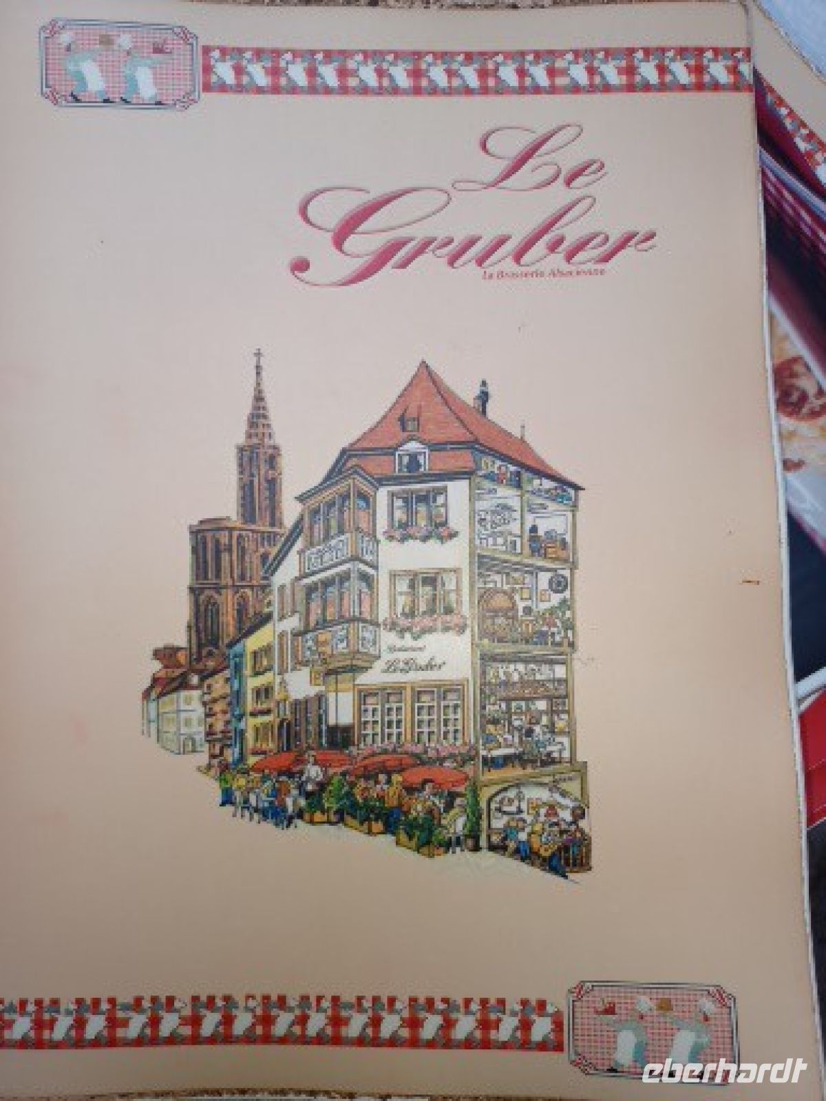 Straßburg -Abschiedsessen im Gasthaus Gruber