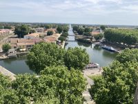 Provence intensive vom 21.-28.6.25: Aigues Mortes - Blick auf den Kanal Rhone -Sete