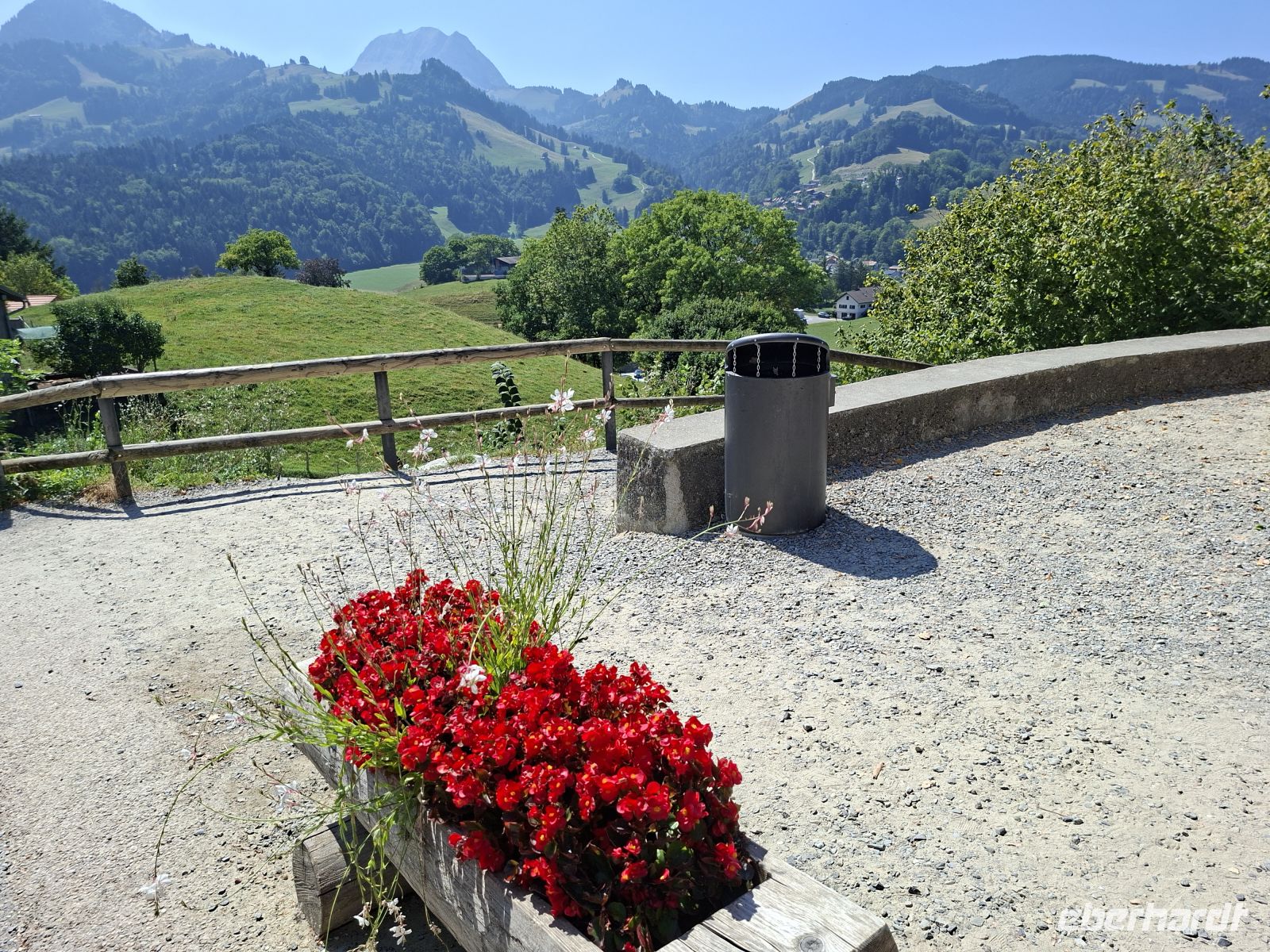 Gruyère-Rundblick am Stadteingang