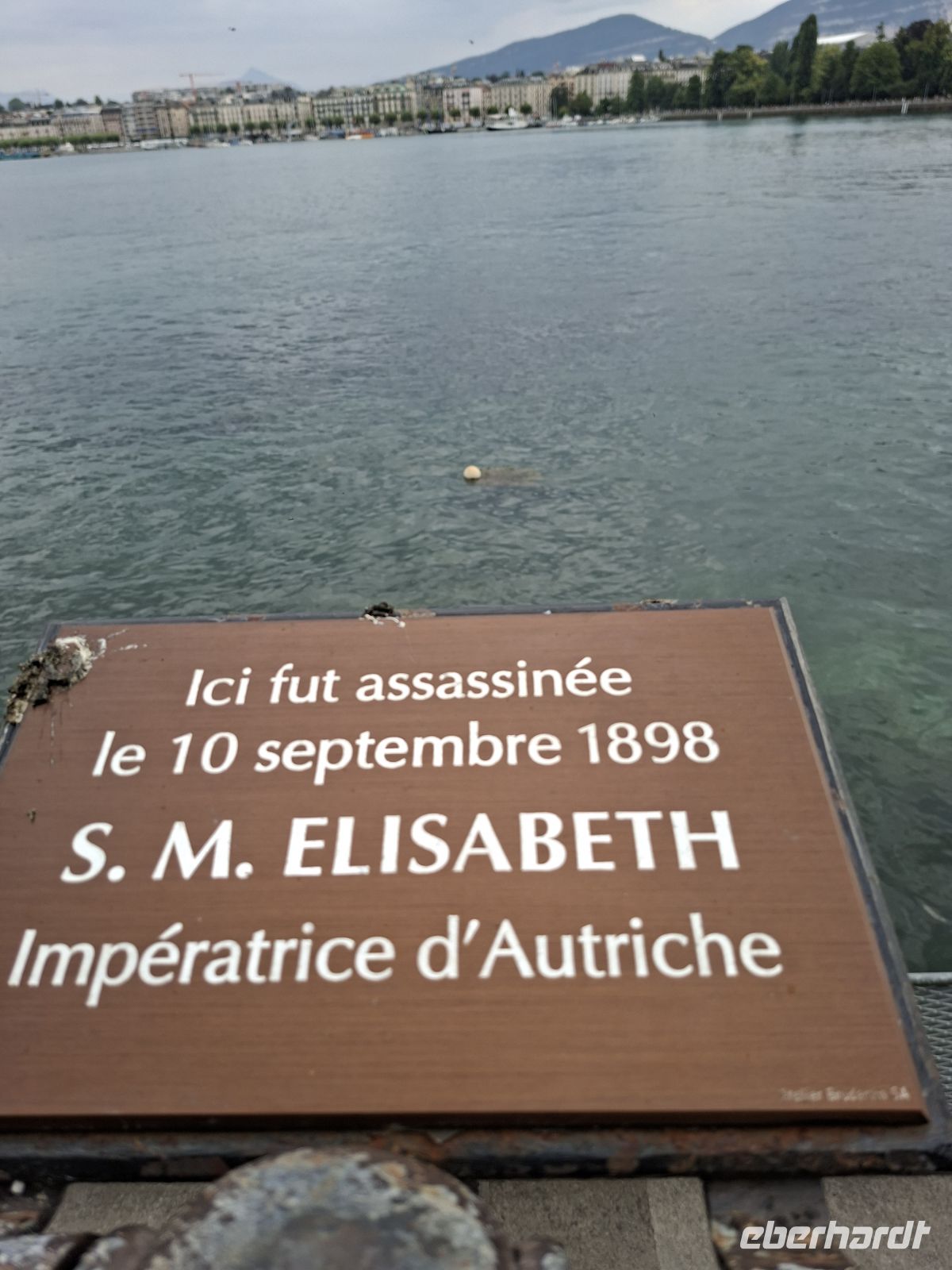 Am Genfersee- Gedenken an Kaiserin Sissi