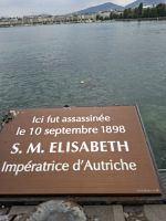 Am Genfersee- Gedenken an Kaiserin Sissi