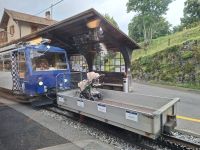 Zahnradbahn zum Rochers-de Naye mit Lastenschub