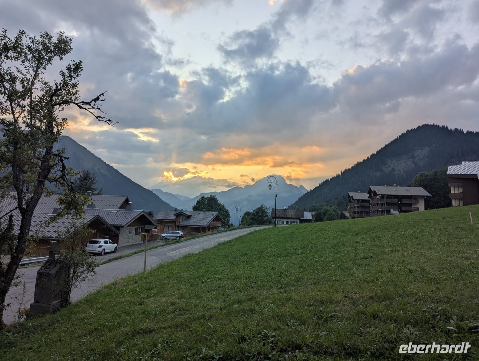 Châtel am Abend