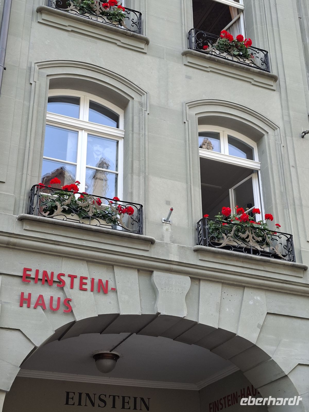 Einsteins Wohnhaus für eine kurze Zeit in Bern