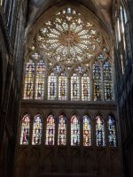 Metz, Kathedrale Rosen- und Fassaden-Fenster