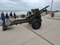 Arromanches, GOLD-Beach, vor dem Landungs-Museum,