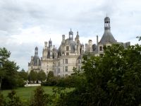 Ankunft in Schloss Chambord an der Loire