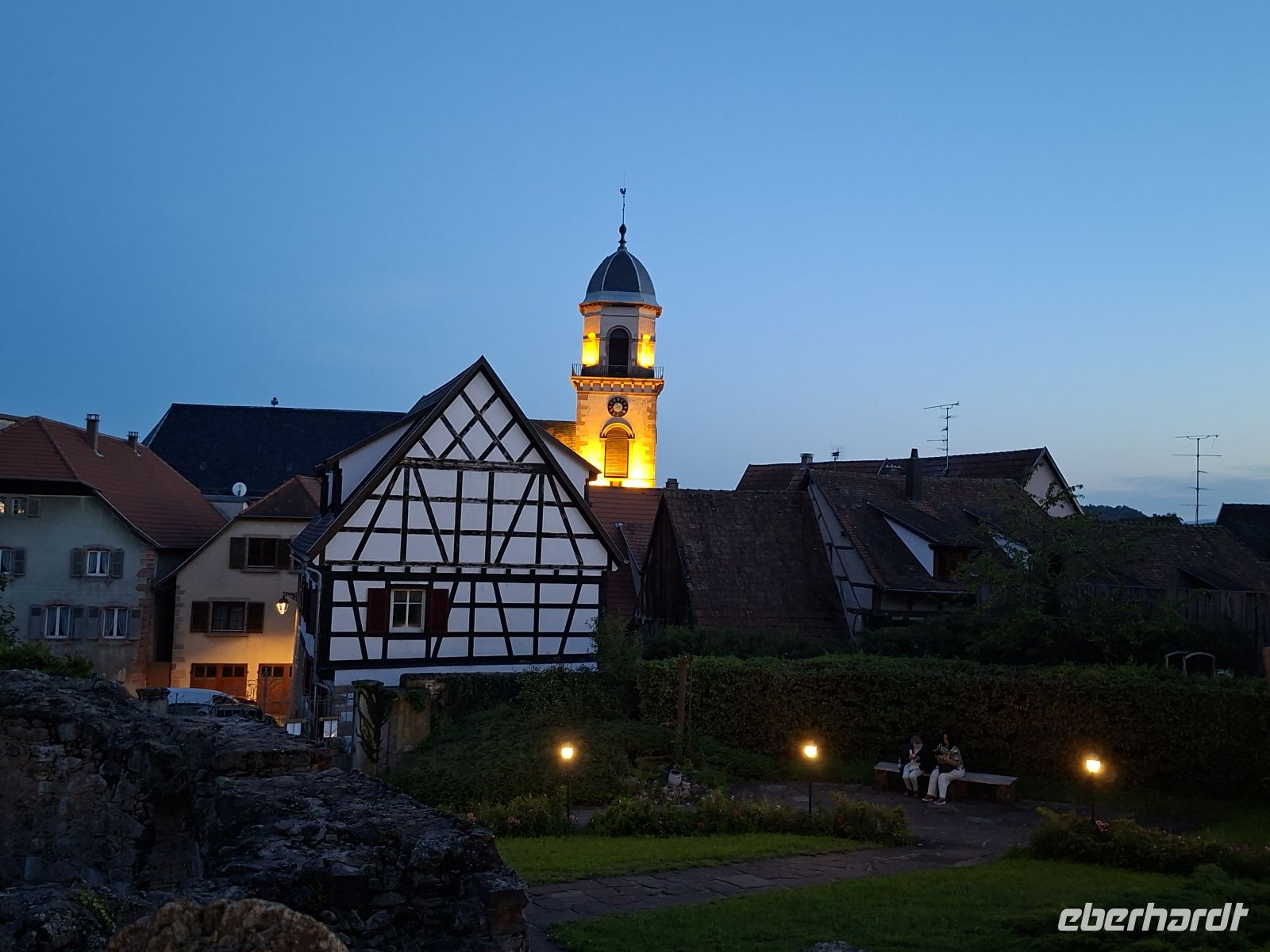 Abendstimmung in Saint-Hyppolyte