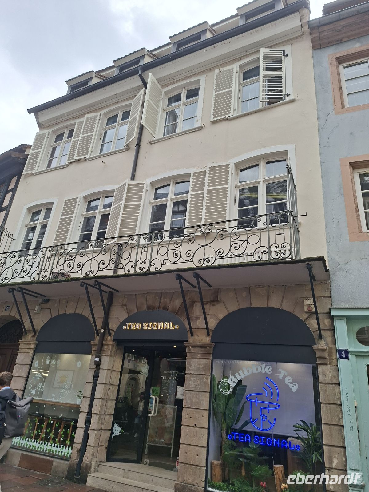 Straßburg - französische Balkone an Bürgerhäusern