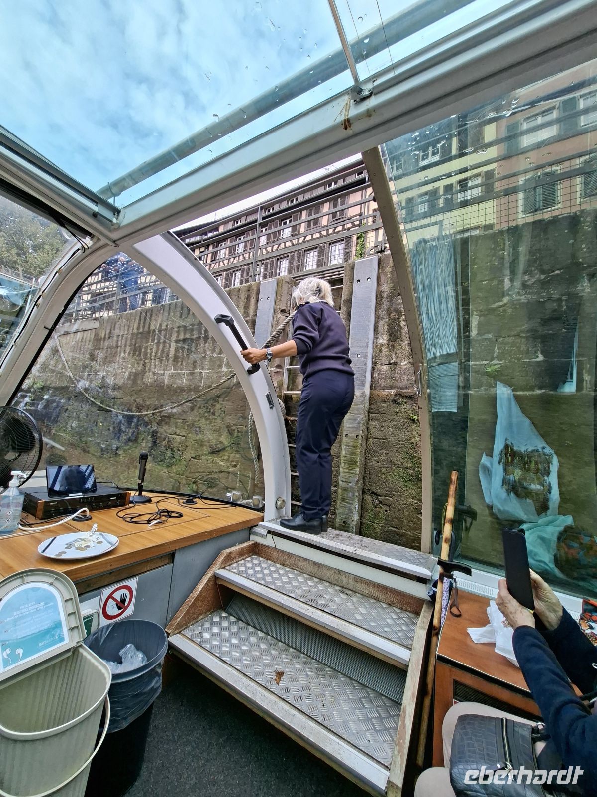 Straßburg - Schleuseneinfahrt auf der Ill