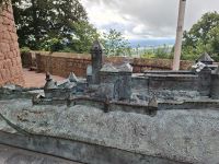 Hohkönigsburg - Modell mit Blick ins Rheintal