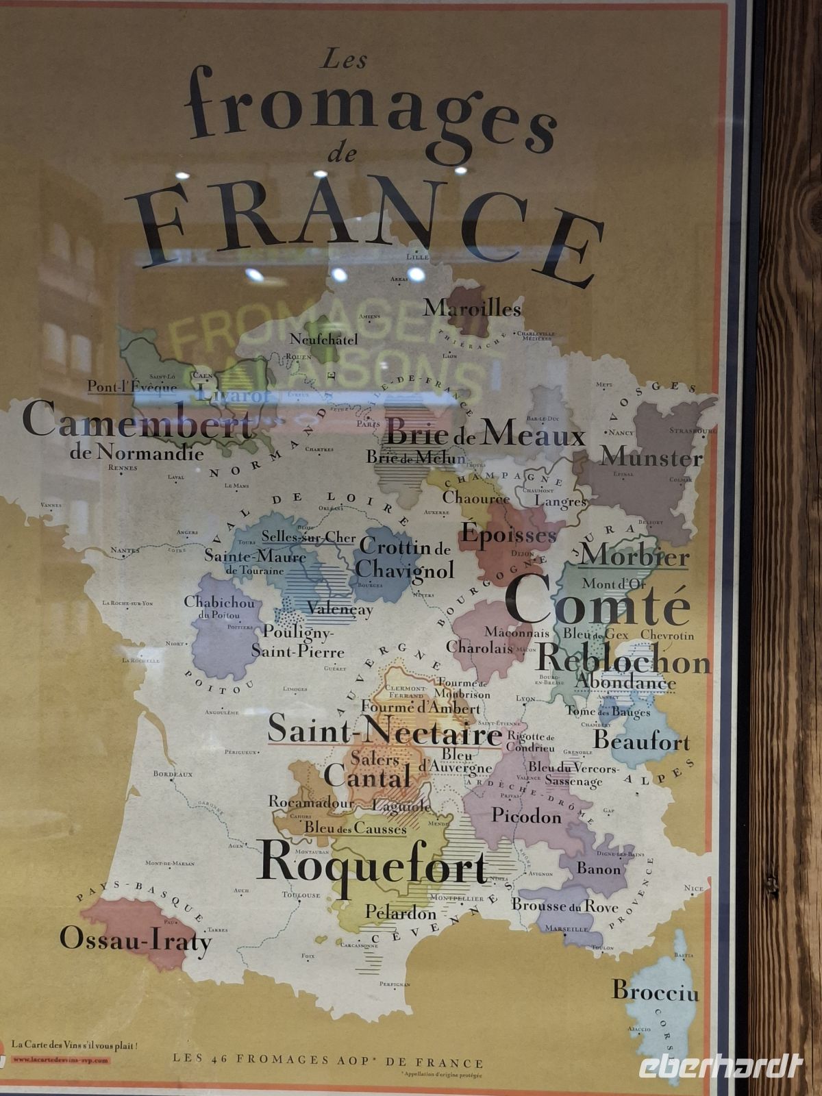 Die Käsesorten in den Regionen Frankreichs