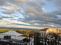 Zimmer ausblick vom Hotel Val-Vignes Colmar - im Hintergrund der Schwarzwald