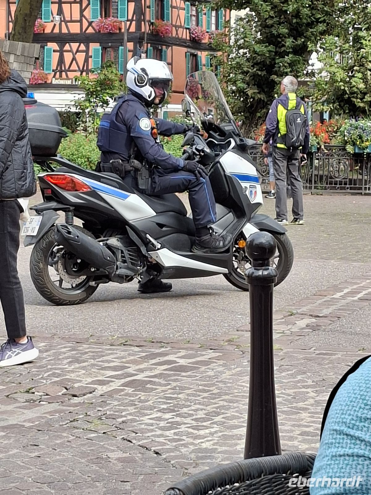 Colmar - Absicherung eines Demonstrationszuges