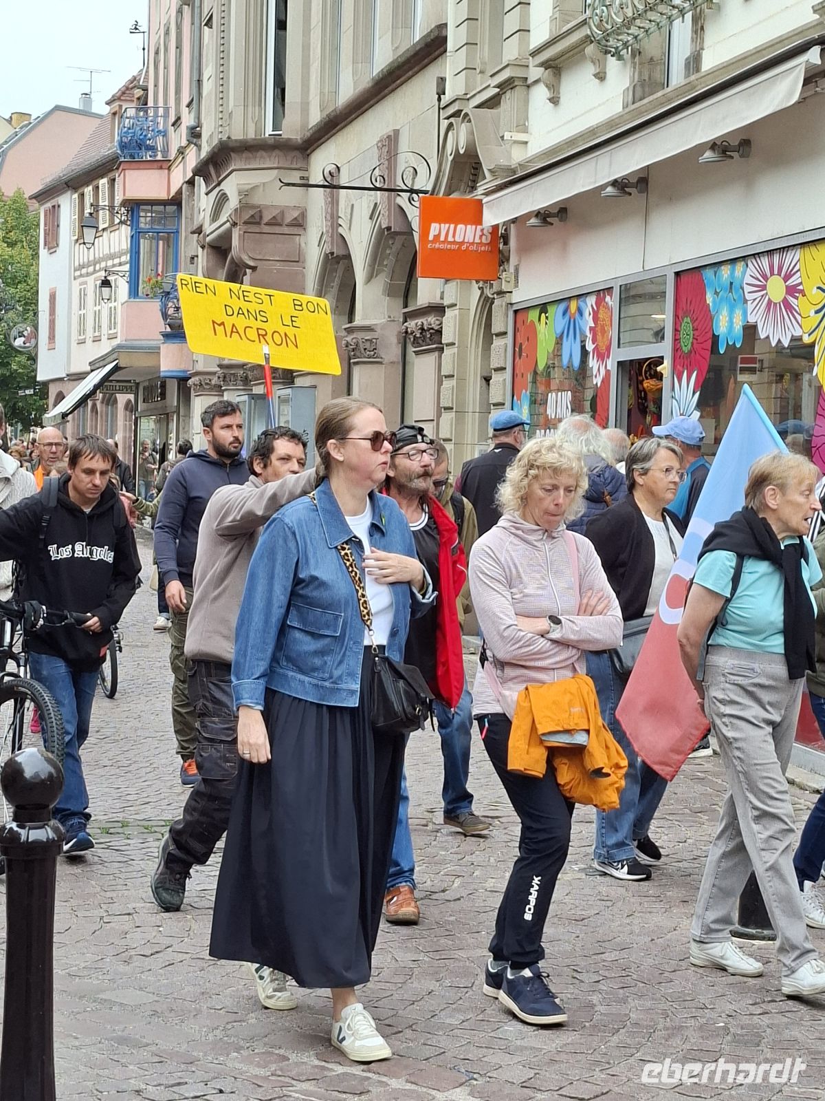 Colmar - Demo gegen die Sparpolitik der Regierung im Bildungsbereich