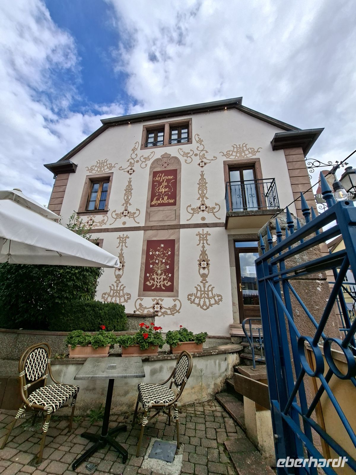 Eguisheom -einladene Gastwirtschaft